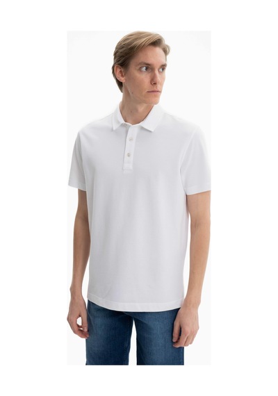 AR-MA Arma Erkek Regular Fit Polo Yaka Tişört Y27374353701 Beyaz