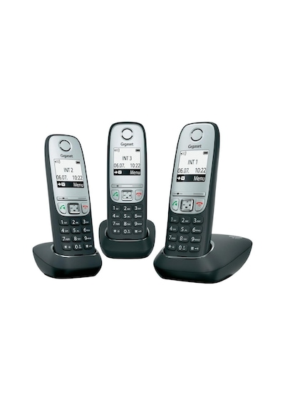 Gigaset A415 Trio Dect Telefon Siyah-Gümüş