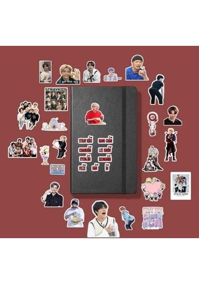Stray Kids Kpop/bullet Journal Defter Çıkartma Ajanda Laptop Etiket, 8684576505491 Genel
