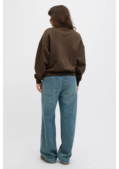 Jack & Jones Jxmerle Kadın Sweatshirt Kahverengi