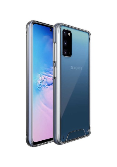 Galaxy S20 Kılıf Zore Gard Silikon Renksiz