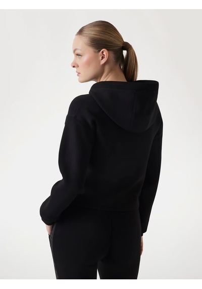 Guess New Alisa Kadın Aktif Scuba Kadın Sweatshirt V2yq08k7uw2 Siyah