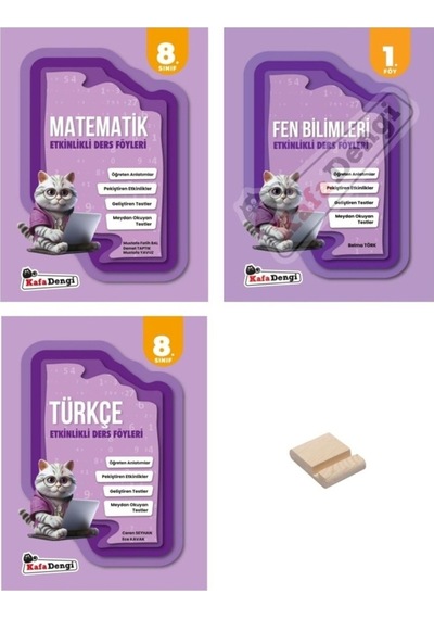 Lgs 8. Sınıf Matematik Fen Ve Türkçe Etkinlikli Ders Föyleri 3lü Set