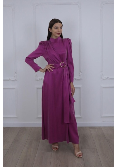 Senna Kendra Dress Fuşya Fuşya