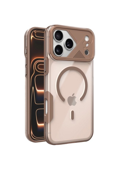 Joko Apple İphone 17 Pro Zinko Magsafe Kapak - Çöl Titanyum - Çöl Titanyum