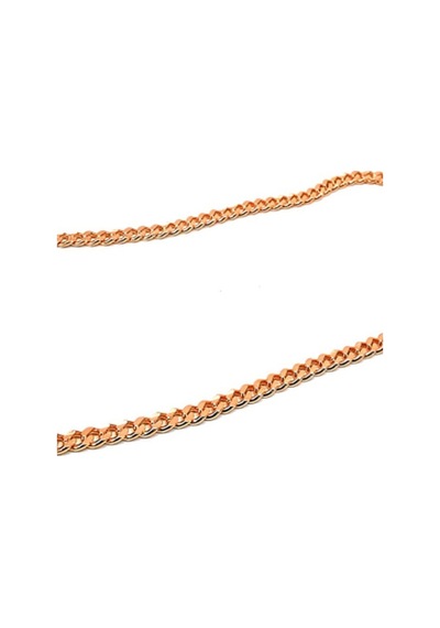 Omar Silver Unisex Gurmet 2,20 Mm Rose Gümüş Kolye Zincir