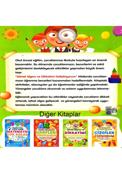 Görsel Anlatımlı Dikkatimi Geliştiriyorum Okul Öncesi Eğitim