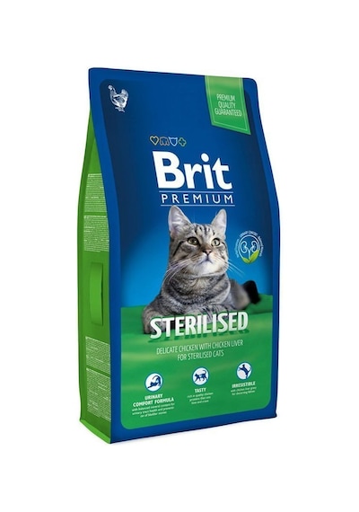 Brit Premium Sterilised Tavuklu Kısırlaştırılmış Kedi Maması 8 KG