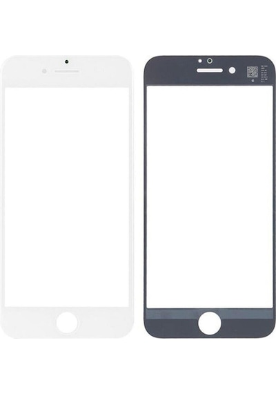 Gmr Apple Uyumlu iPhone 7 Plus Ön Cam Lensi Beyaz