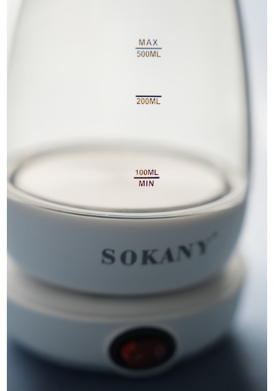 Sokany YLW-607 600 W Cam Elektrikli Türk Kahvesi Makinesi