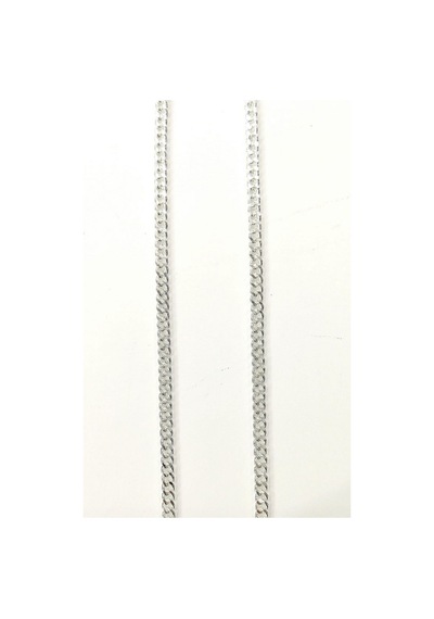 Silver Unisex Gurmet 1,9 Mm Gümüş Kolye Zincir
