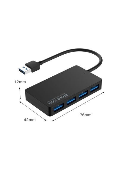 Lexroo 4 Port Usb Hub Usb 3.0 Ve 2.0 Usb Çoklayıcı Çoğaltıcı Switch Adaptör 5265
