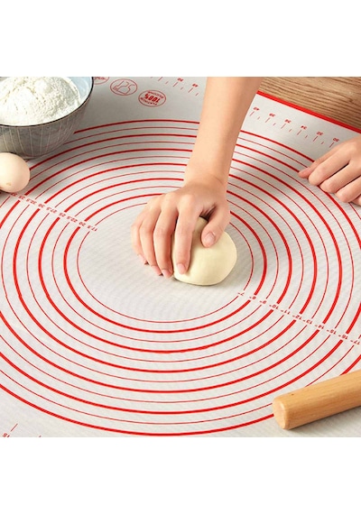 Silikon Hamur Açma Matı - Silipat Büyük Boy 60X80 Cm