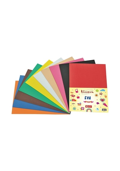 Ticon Eva Klasik 2 Mm 50X70 Cm 10 Renk Karışık Paket