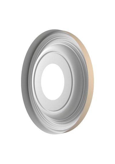 Cmp10trgbe Geleneksel Termoform Pvc Tavan Madalyonu 5 1/2 Cm'ye Kadar Kanopilere Uyar , 10" Od, Ultracover Saten Smokey Bej Diğer