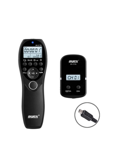Ayex AX-5 UC1 Olympus için Dijital Zaman Ayarlı Kablosuz Kumanda
