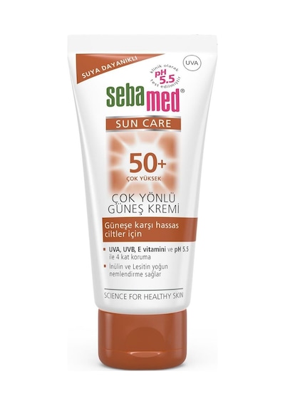 Sebamed Sun Care Üçlü Yüksek Koruma Güneş Kremi SPF50+ 2 x 50 ML + Plaj Çantası