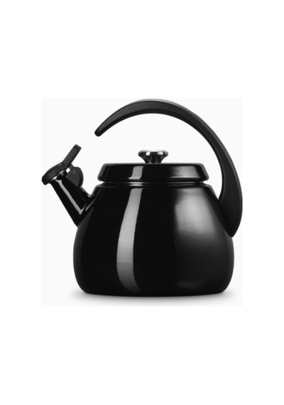 Le Creuset Su Isıtıcısı Çanı 2,1 L, Emaye Karbon Çelik, Şık Ve Dayanıklı Su Isıtıcılar Siyah 14