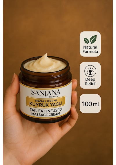 Sanjana Beauty Kuyruk Yağlı Masaj Kremi 100 Ml