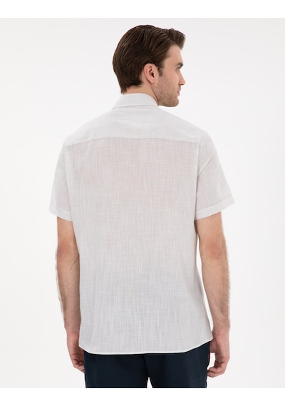 Pierre Cardin Erkek Bej Gömlek Kısa Kollu 50306950-vr011 Bej