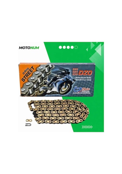 Yamaha Xv 125 Vırago Zincir-cz Chain-gold Mn0509
