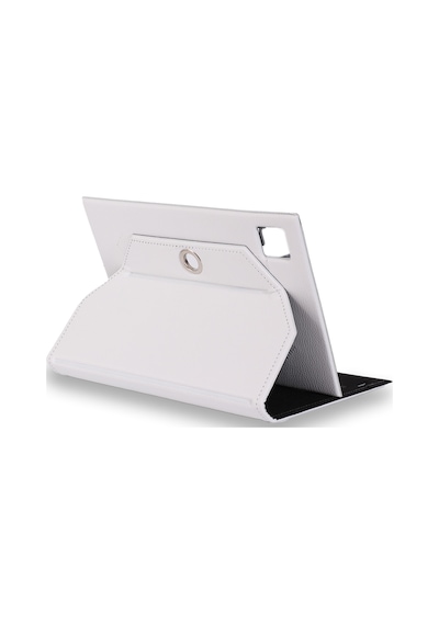 Velvoria Technopc Ultrapad Up10.sı21la 10" Tablet Uyumlu Standlı Üniversal Kapaklı Beyaz Tablet Kılıfı