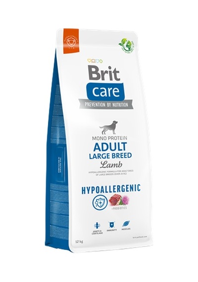 Brit Care Yetişkin Köpekler İçin, Tek Proteinli, Hipoalerjenik, Kuzu Etli Kuru Mama 12 Kg