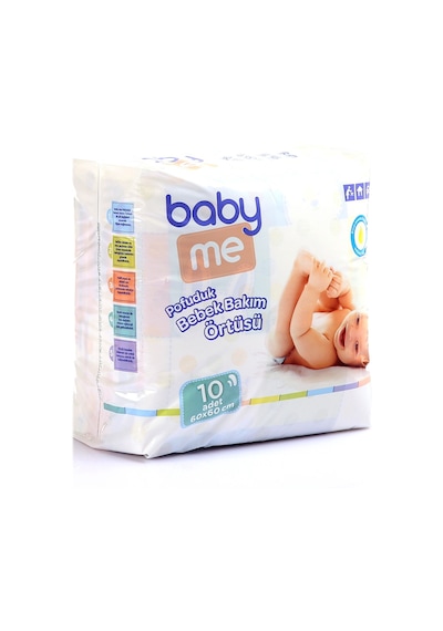 Baby Me Pofuduk Bebek Bakım Örtüsü 60 x 60 CM 10 Adet
