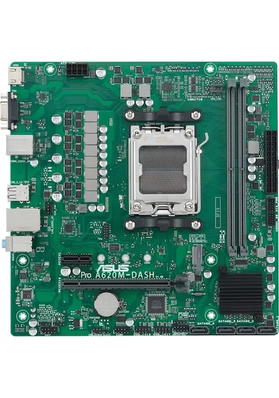 Asus Pro A620M-DASH-CSM AMD A620 7200 MHz (OC) DDR5 Soket AM5 ATX Anakart