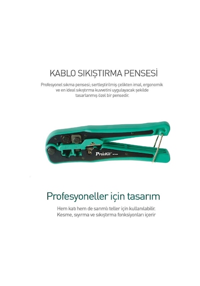 Proskit Cp-393 Konnektör Sıkma Pensesi