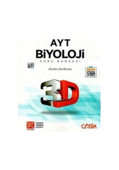 3d Yayınları Ayt Biyoloji 3d Soru Bankası