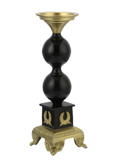 Vitale Bern Şamdan Siyah Gold 40 Cm Ak.ıu0419