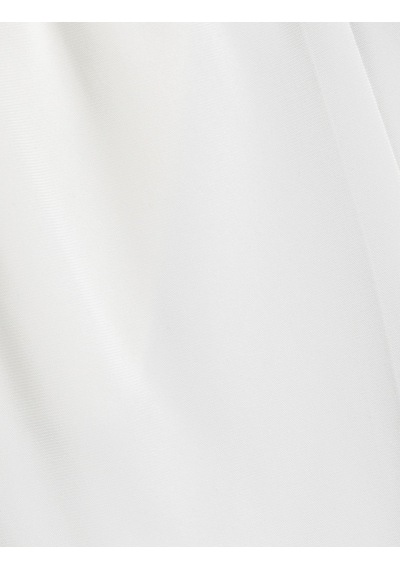 Koton Basic Bol Paça Pantolon Beli Lastikli Şerit Detaylı Beyaz 5wkg40171ak Beyaz