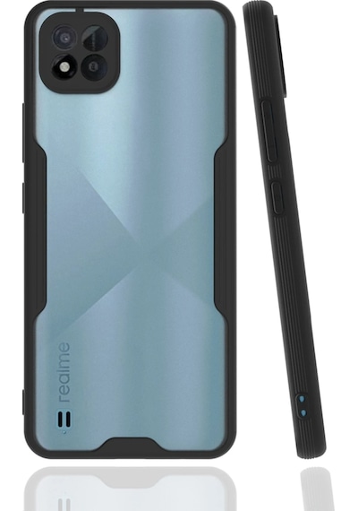 Cosmotex Newface Realme C11 2021 Kılıf Platin Silikon - Siyah