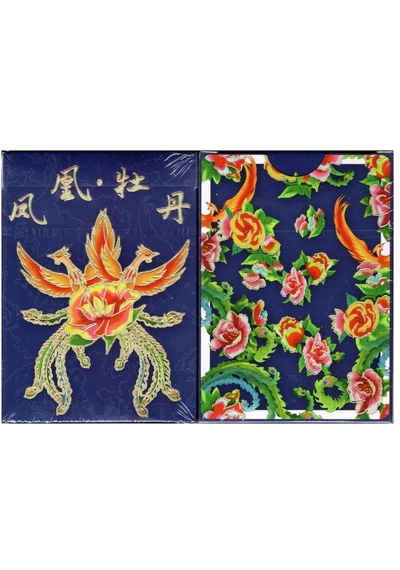 Bpcc Phoenix And Peony Blue Oyun Kağıdı İskambil Kartları