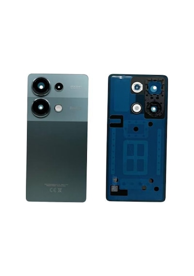 Xiaomi Redmi Note 13 Pro 4g Yeşil Kamera Camlı Arka Cam Batarya Pil Kapağı Telefon Arka Kapak 35561417