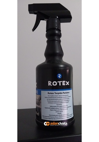 Rotex Torpido Parlatıcı Sprey Kokpit Tavan Bakım Spreyi 500 Ml