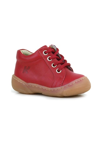 Anatomik Yumuşak Hakiki Deri Fermuarlı Kırmızı Bebek Bot Ayakkabı Kırmızı