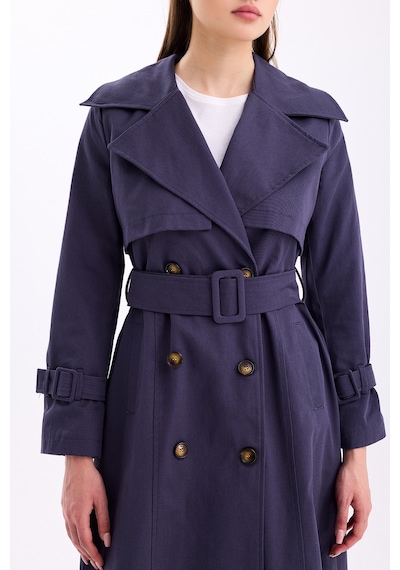 Pastelastore %100 Pamuk Gabardin Uzun 110cm Astarlı Kemerli Kadın Trençkot 1111 Koyu Gri Pastelastore %100 Pamuk Gabardin Uzun 110cm Astarlı Kemerli Kadın Trençkot 1111 Koyu Gri