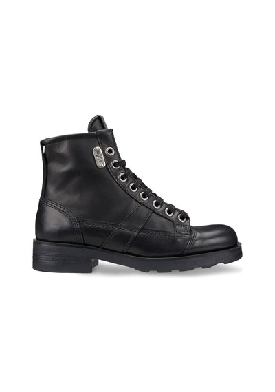 Bot Kadın Oxw002400 Oxs Frank 0024 Mıd D Leather Black Siyah