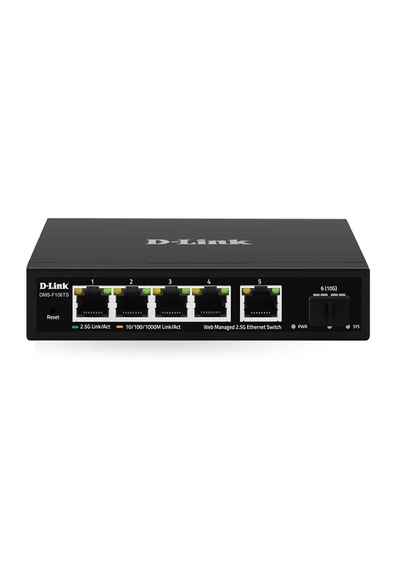 D-lınk Dms-f106ts 5+1 Port 10g Sfp+ Yönetilemez Swıtch