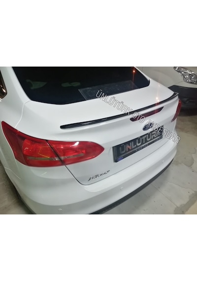 OtoÇizgi Ford Focus 3 - 3.5 - 4 Bagaj Üstü Spoiler Spoyler Piano Black OtoÇizgi