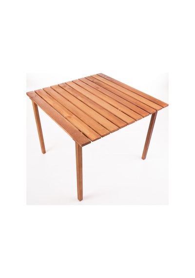 Ahşap Katlanır Rulo Kamp Ve Piknik Masası Kahverengi Ahşap, Kamp, Balkon Bahçe Plaj 60x60 Ahşap