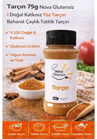 Nova Glutensiz Toz Tarçın 75 G