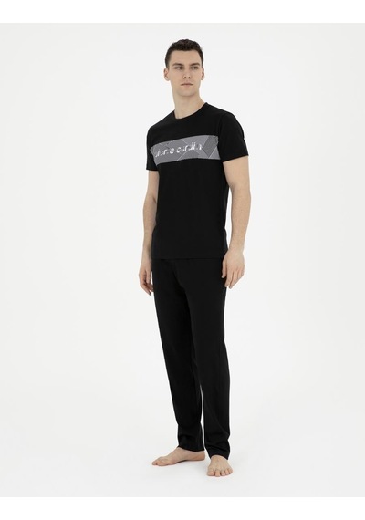 Pierre Cardin 6050 Erkek Kısa Kollu Penye Pijama Takımı 001