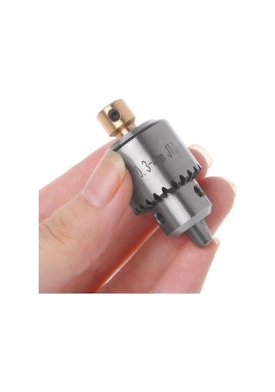 Motor için Anahtar Sıkmalı Mini Mandrel 4 MM Mandren 5-3.2 MM Kapli