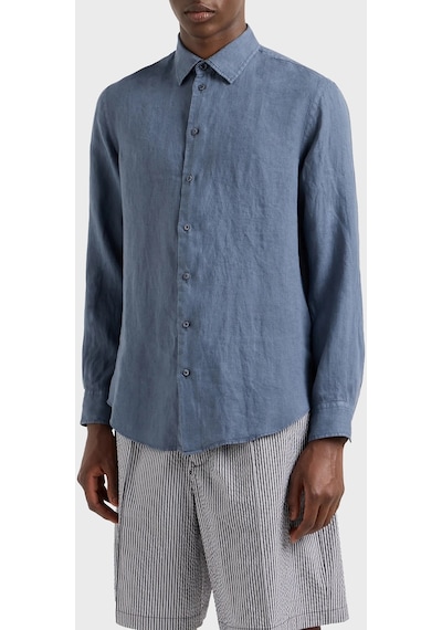 Emporio Armani Erkek Gömlek E31sm0 010f1 920 Lacivert
