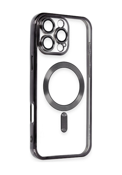 Apple Uyumlu iPhone 16 Pro Max Uyumlu Kılıf Kross Magneticsafe Kapak - Siyah