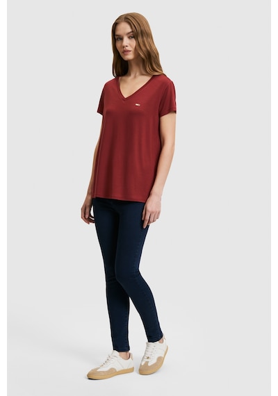 U.S. Polo Assn. U.s. Polo Assn. Kadın Vişne Tişört Basic 50323448-vr223