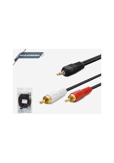 Hdx1032 4408 Aux/2rca 5 Mt Jaklı Kablo